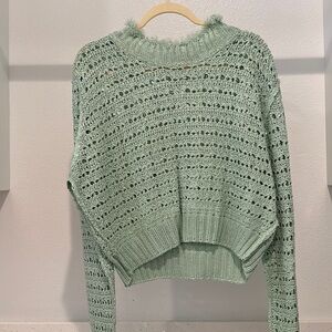 Acne Studios mint green sweater . Made in Italy